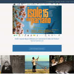 Isole che Parlano 2015 - sito in Wordpress - Layout wide, parallax, Responsive